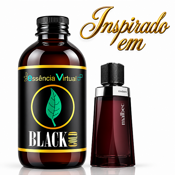 Essência Malblack Tradicional - 60ml - Masculino | Black Gold