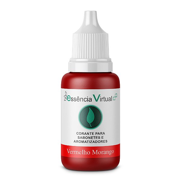 Corante Cosmético Líquido - 100ml - Cor: Vermelho Morango | Essência Virtual