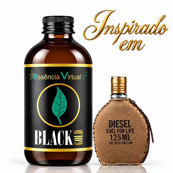 Essência Diesel Fuel - 60ml - Masculino | Black Gold