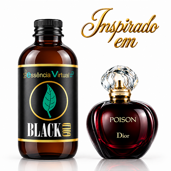 Essência Veneno - 60ml - Masculino | Black Gold