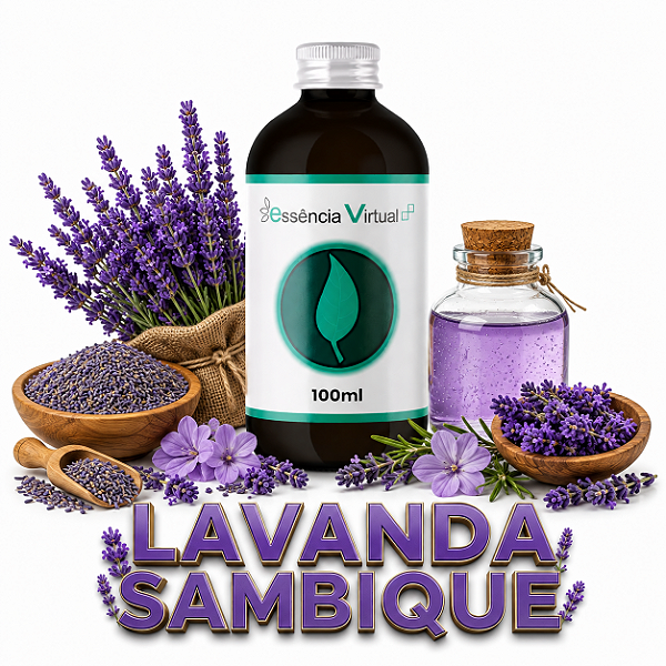 Essência 100ml - Lavanda Sambique | Essência Virtual