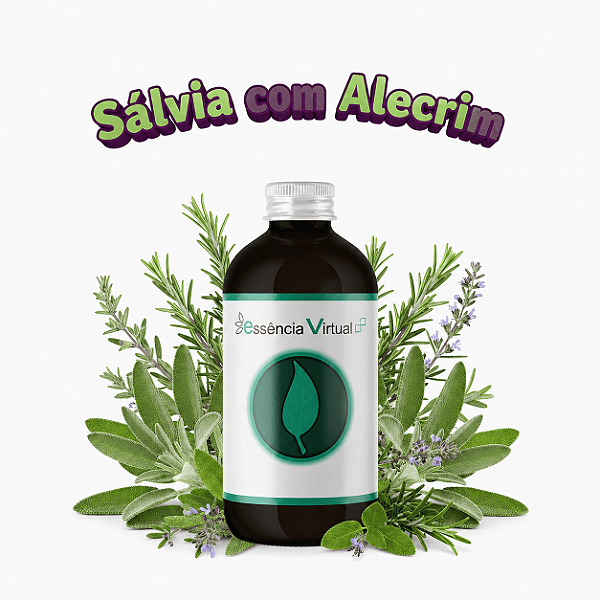 Essência 100ml - Salvia c/ Alecrim | Essência Virtual