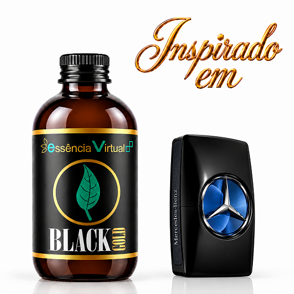Essência Mercez - 60ml - Masculino | Black Gold