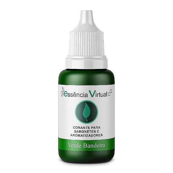 Corante Cosmético Líquido - 100ml - Cor: Verde Bandeira | Essência Virtual