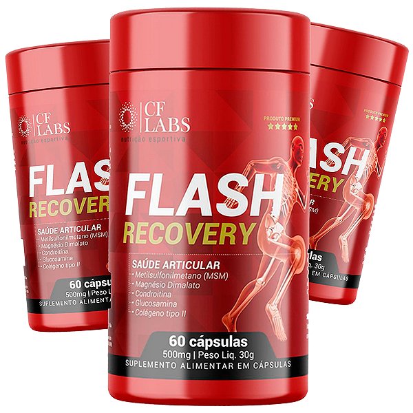 Combo: 3x Flashs Recovery 60 Caps