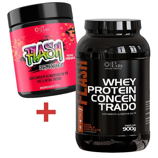 Flash Perfomance 300g + Flash Whey Protein 900g