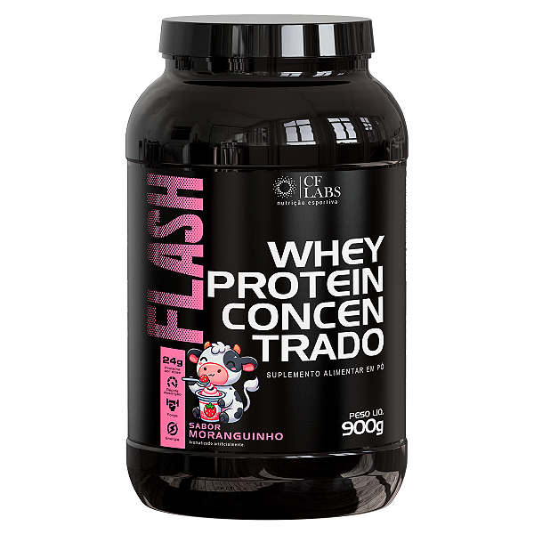 Flash Whey Protein Moranguinho 900g