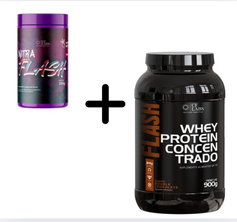 Flash Whey 900g + Nitra 330g