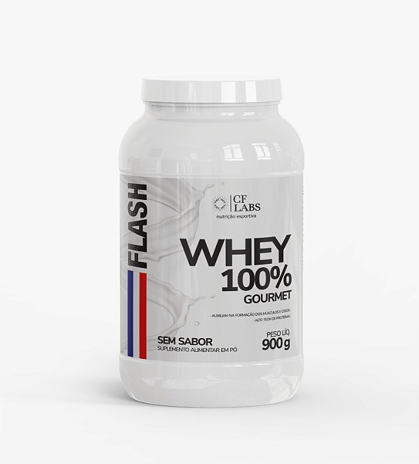 Flash Whey Protein Sem Sabor 900g