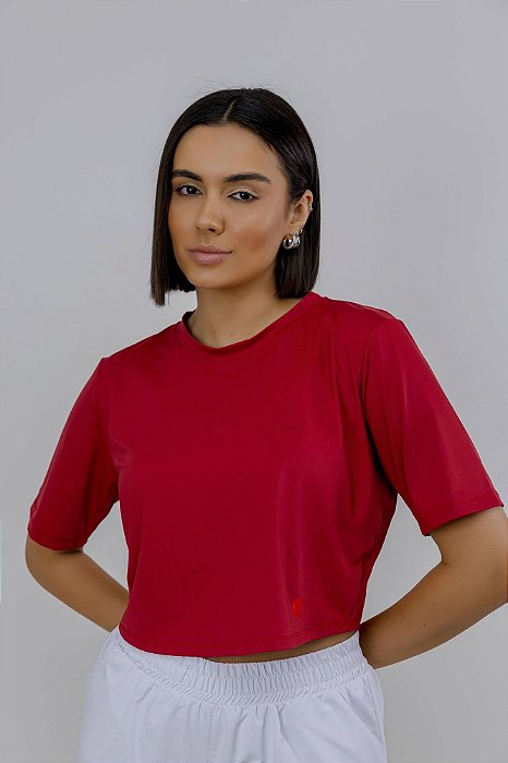 CROPPED MAYSA vermelho divino P