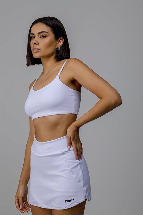 Shorts saia  vitoria branco BRANCO P