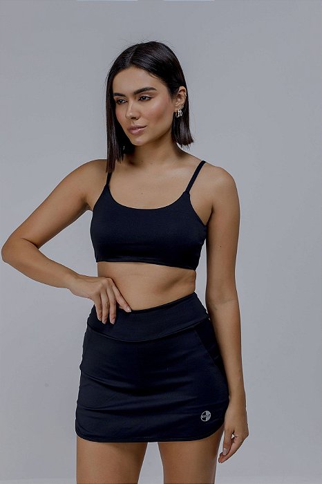Shorts saia  vitoria preto PRETO P