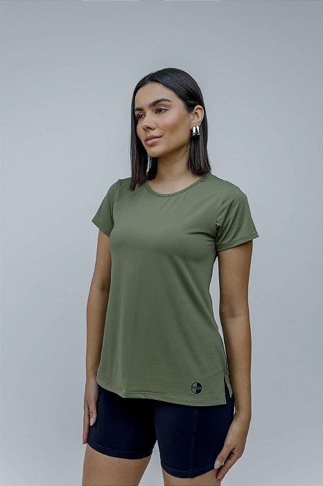 T-SHIRT verde croco G