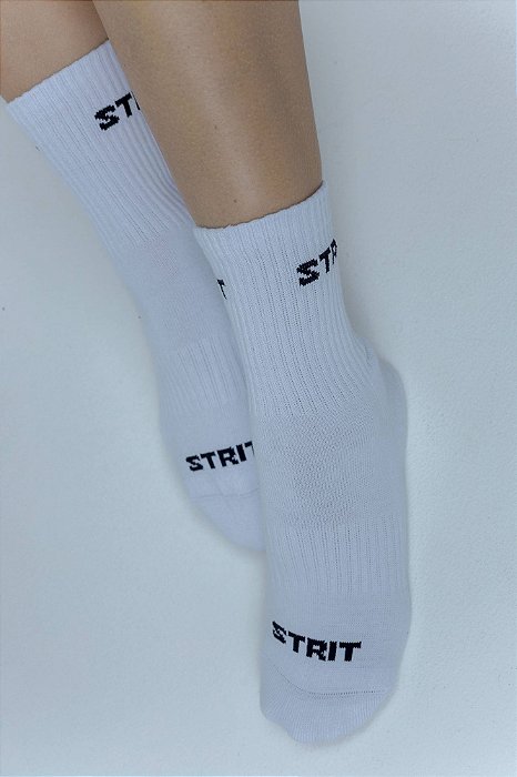 MEIA STRIT BRANCO 3439