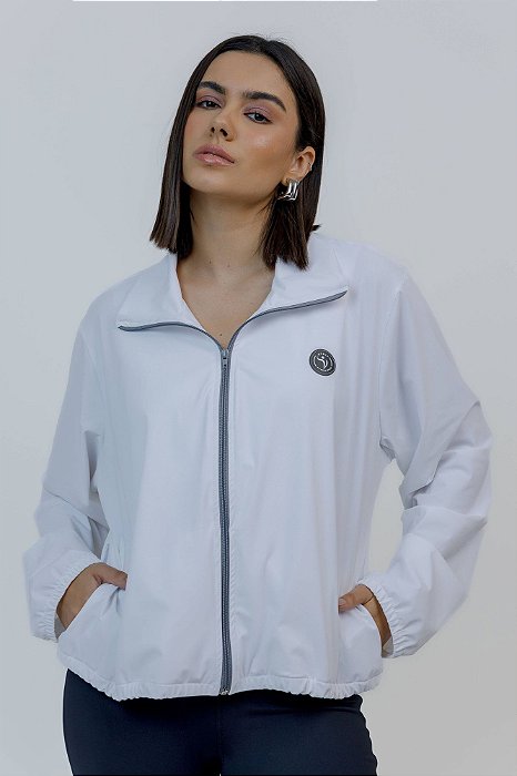 JAQUETA CORTA VENTO BRANCO