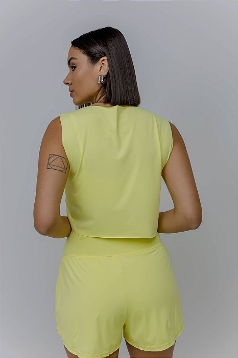 SHORTS ANY AMARELO LUMI