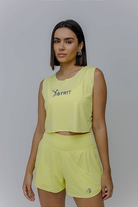 SHORTS ANY AMARELO LUMI