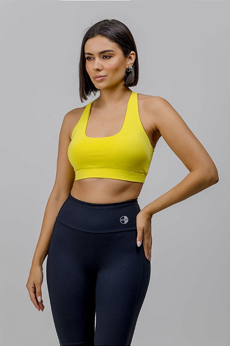 TOP NADADOR AMARELO LUMI