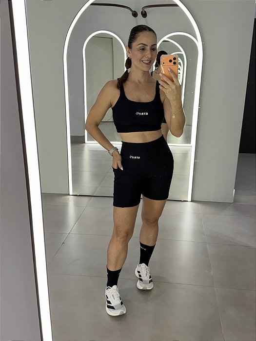 CONJUNTO  WISH RUN BABY PRETO