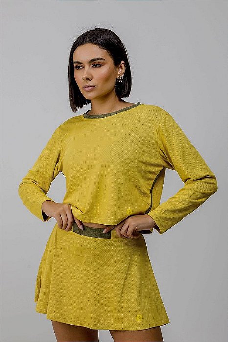 CONJUNTO LUNNA AMARELO/CINZA