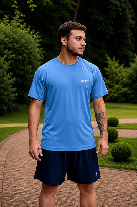 CAMISETA MASCULINA LF CELESTE