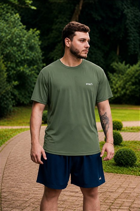 CAMISETA MASCULINA LF VERDE CROCO