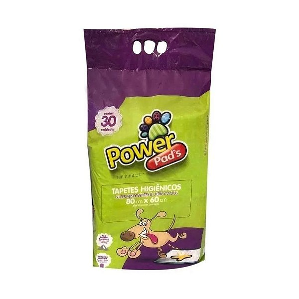 Tapete Hig Powerpads C/30un 60x55cm