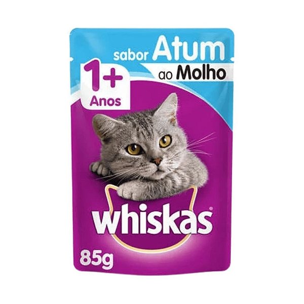 Whiskas Sache Adulto Atum ao Molho 85 g