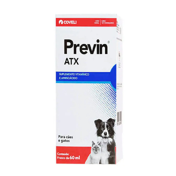 Previn ATX Suplemento Vitamínico para Cães e Gatos 60 ml
