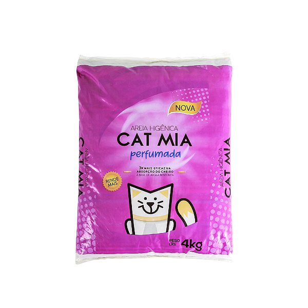 Areia Hig. Cat Mia Perfumada 4kg