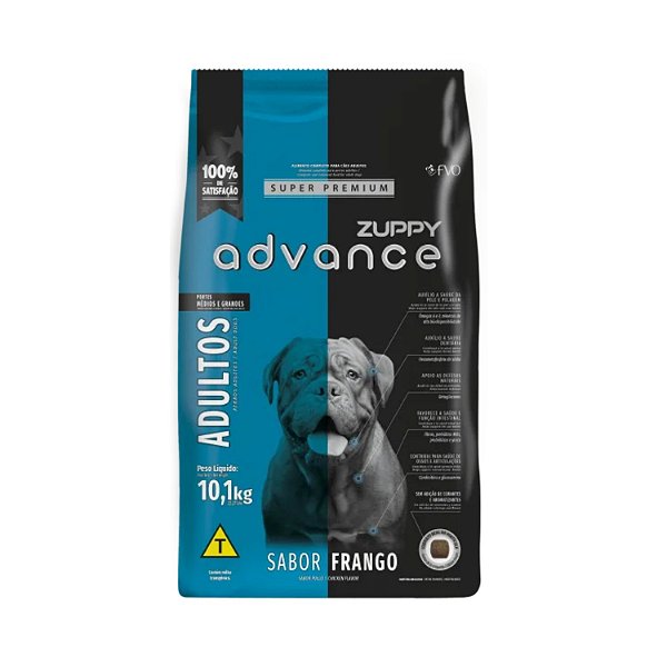 Zuppy Advance Dog Rmg Frango 2,5kg