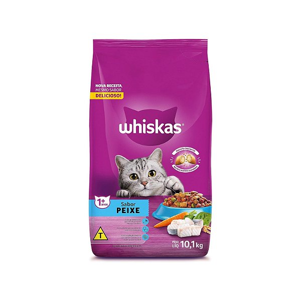 Whiskas Peixe C/ Delicrocs 10,1kg