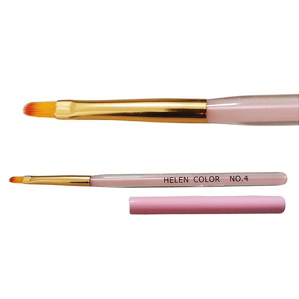 Pincel Língua de Gato nº 4 Rosa