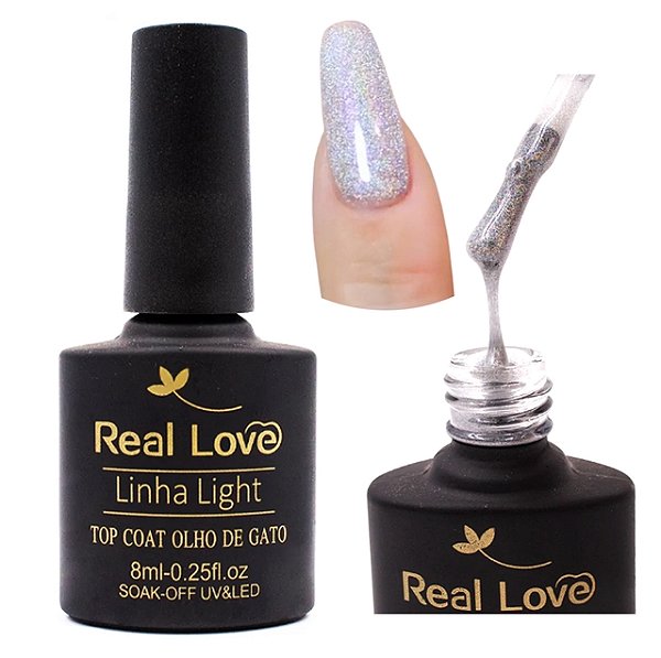 Top Coat Real Love Olho De Gato