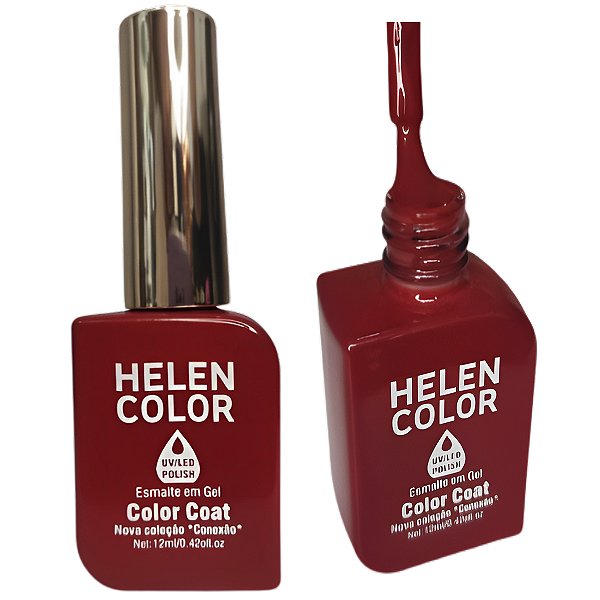 Esmalte Em Gel Vermelho Helen Color Conexão 113 12ml