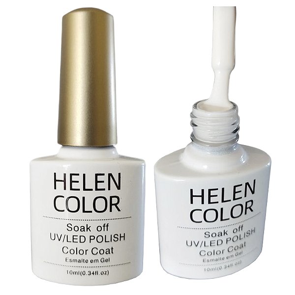 Esmalte Em Gel Branco Helen Color 10ml