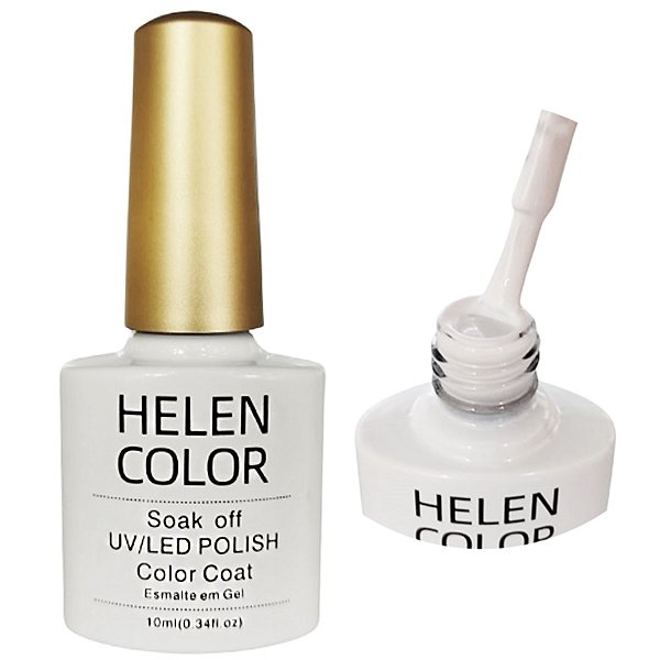 Esmalte Em Gel Branco Helen Color 10ml