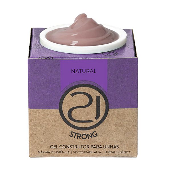 Gel Nails 21 Strong Natural 34g
