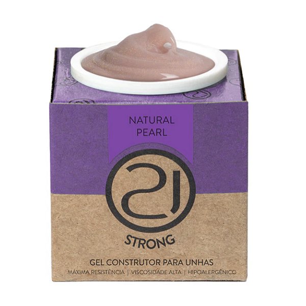 Gel Nails 21 Strong Natural Pearl 34g