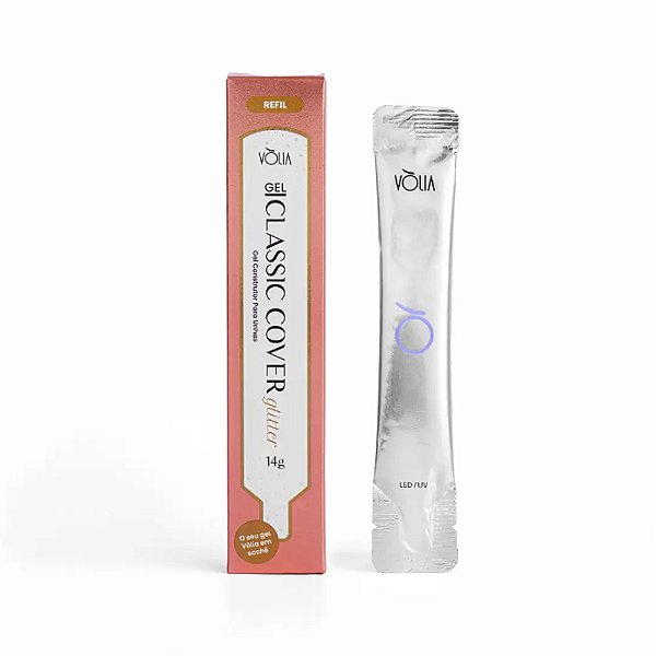 Refil Gel Classic Cover Glitter Volia