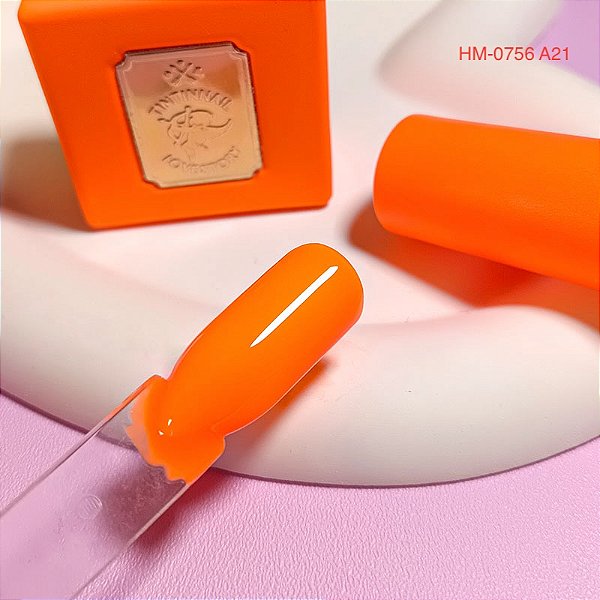 Esmalte Em Gel Laranja TINTIN Coleção A Cor 21 12ml