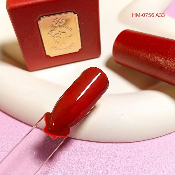Esmalte Em Gel Vermelho TINTIN Coleção A Cor 33 12ml