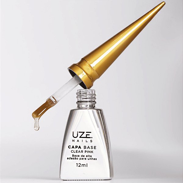 Capa Base Uze Nails Clear Pink
