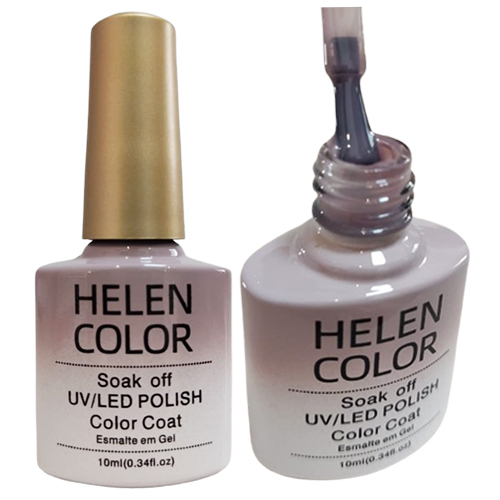 Esmalte Em Gel Rose Translúcido Helen Color 61 10ml