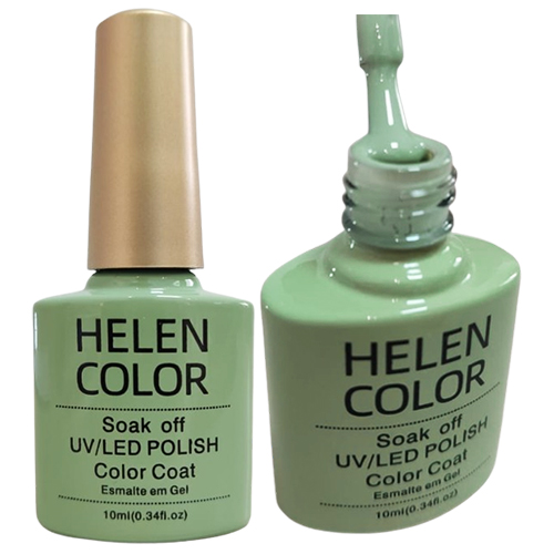 Esmalte Em Gel Verde Erva Doce Helen Color 62 10ml