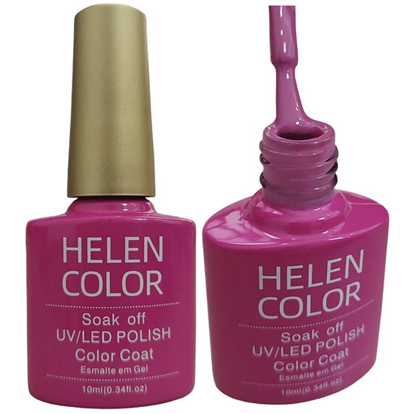 Esmalte Em Gel Rosa Helen Color 150 10ml