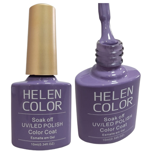 Esmalte Em Gel Lilás Helen Color 194 10ml