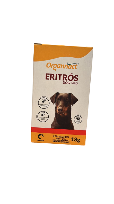 Organnact Eritrós Tabs para Cães 18 g