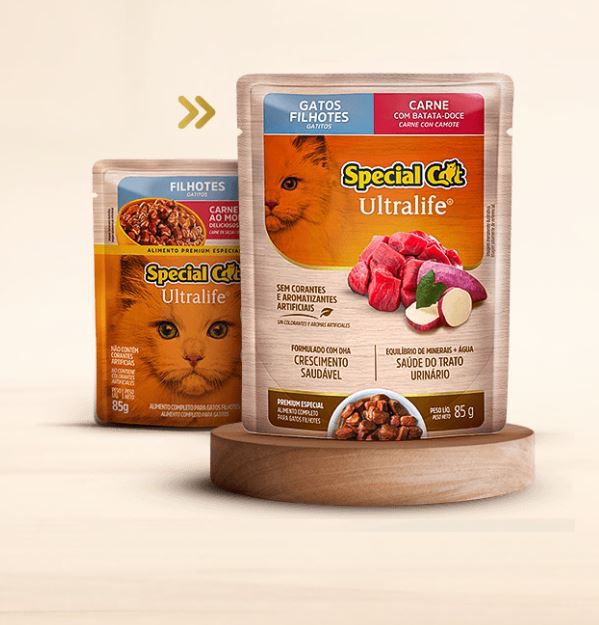 Sache Special Cat Filhote Carne 85 gr