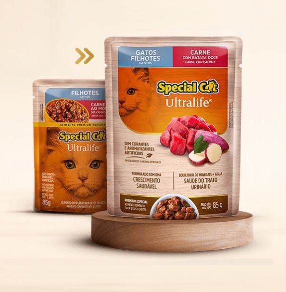 Sache Special Cat Castrado Carne 85 gr